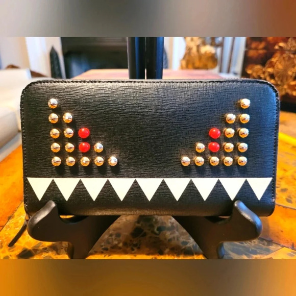 Fendi monster long wallet zip around - Picture 1 of 9